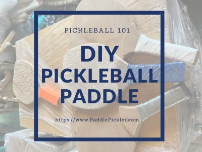 DIY wood pickleball paddle