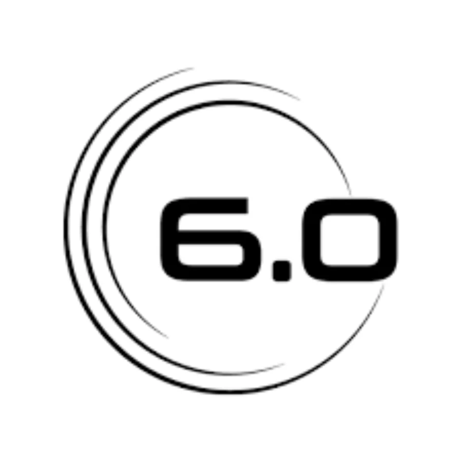 Six Zero (6.0) pickleball logo