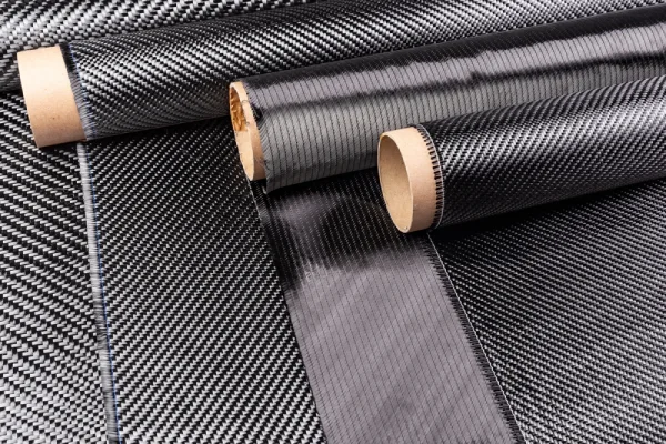 scrolls of carbon fiber