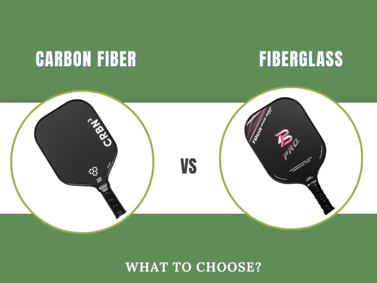 carbon fiber vs fiberglass pickleball paddle