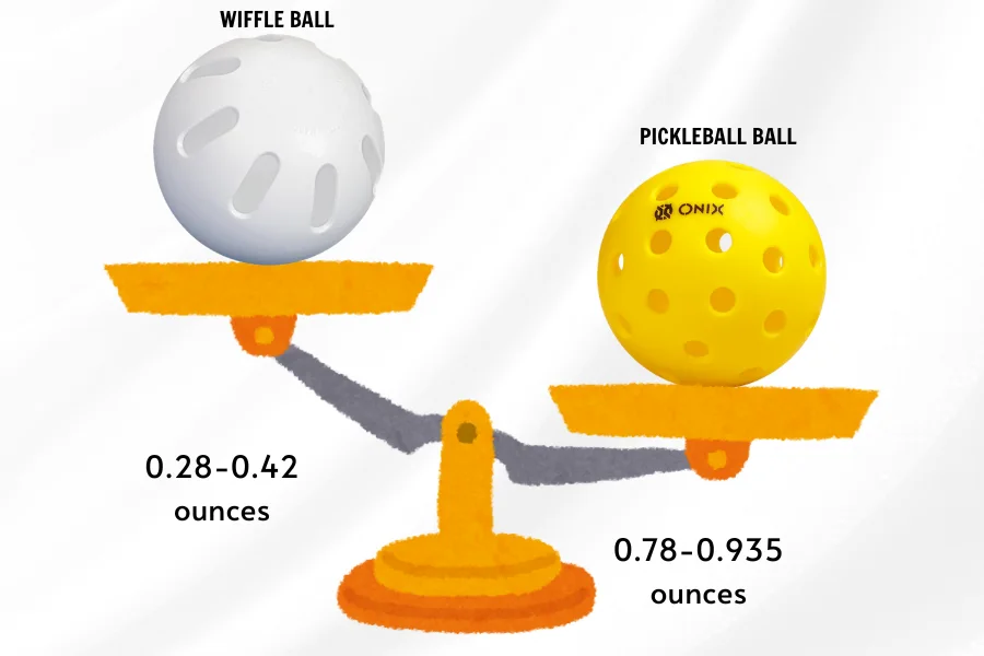 wiffle ball vs pickleball ball