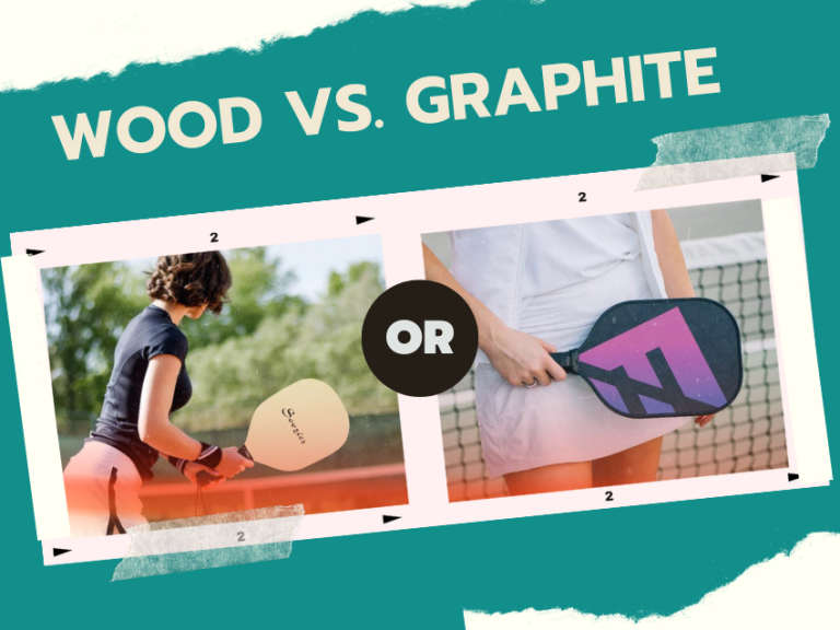 compare wood pickleball paddle vs graphite